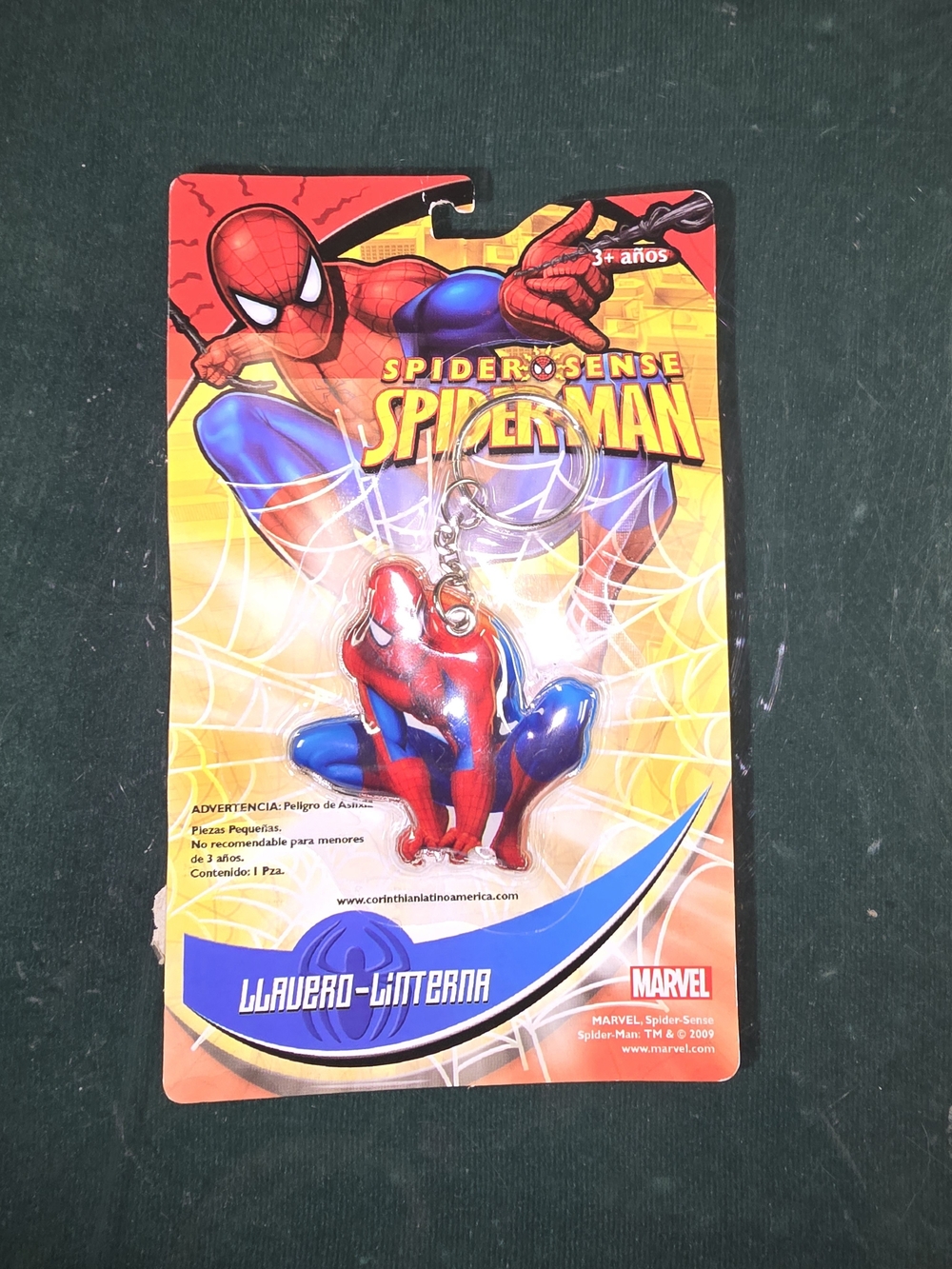 Marvel Spider-Man Red & Blue Keyring